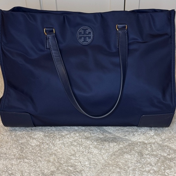 NWOT Tory Burch Midnight Blue Ella Nylon Tote